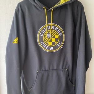 Adidas Columbus 96 Crew black soccer hoodie
